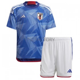 Camisolas de futebol Japão Criança Equipamento Principal World Cup 2022 Manga Curta